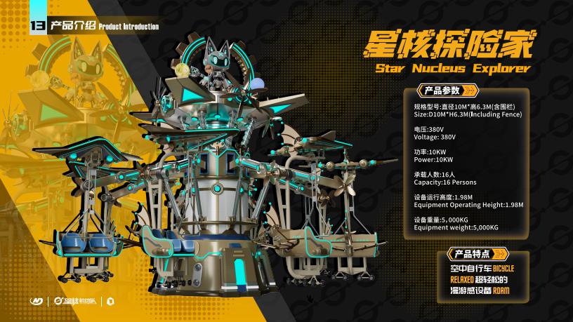 Star Nucleus Explorer - Model 2 - Family Ride amusement ride